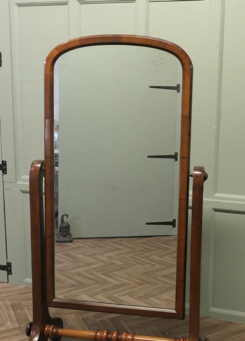 CLASSIC VICTORIAN CHEVAL MIRROR OR DRESSING MIRROR - ADDITIONAL PHOTO 1