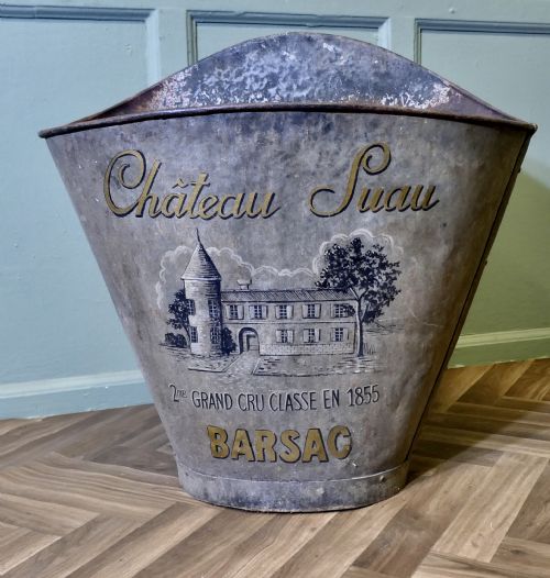 19TH CENTURY FRENCH VINEYARD GRAPE HOD FROM CHATEAU SUAU BARSAC - ADDITIONAL PHOTO 4