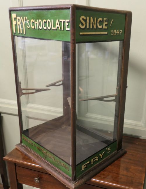 EDWARDIAN FRYS COUNTER TOP SHOP DISPLAY CABINET - ADDITIONAL PHOTO 4