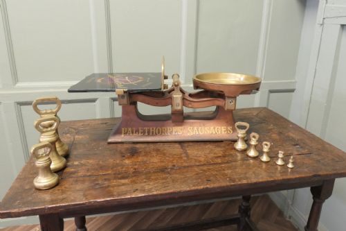 PALETHORPES BUTCHERS BALANCE SCALES ADVERTISING SAUSAGES - ADDITIONAL PHOTO 3