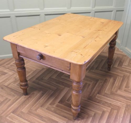 Victorian Pine Farmhouse Kitchen Table