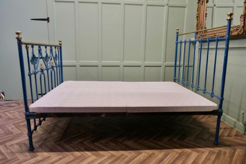 fig 1. Art Deco Brass and Iron Double Bed