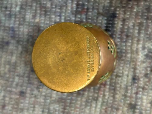 8 ARTS AND CRAFTS COPPER EGG CUPS BY PICARDS - ADDITIONAL PHOTO 4