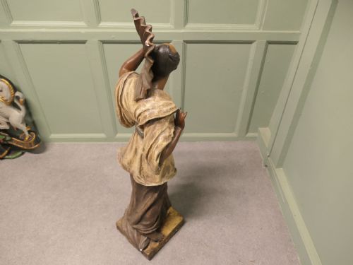 PLASTER SCULPTURE OF A SAMURAI WARRIOR - ADDITIONAL PHOTO 3