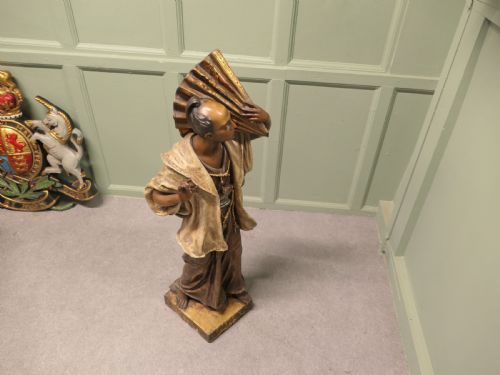 PLASTER SCULPTURE OF A SAMURAI WARRIOR - ADDITIONAL PHOTO 4
