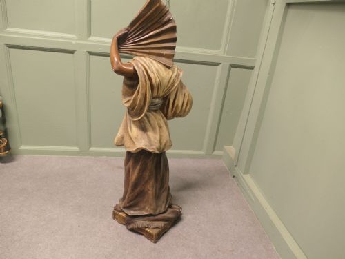 PLASTER SCULPTURE OF A SAMURAI WARRIOR - ADDITIONAL PHOTO 5