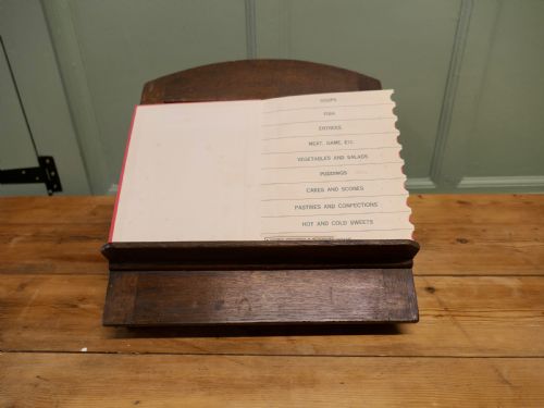 GOOD LARGE FRENCH OAK BOOK REST OR MUSIC STAND LUTRIN - ADDITIONAL PHOTO 1