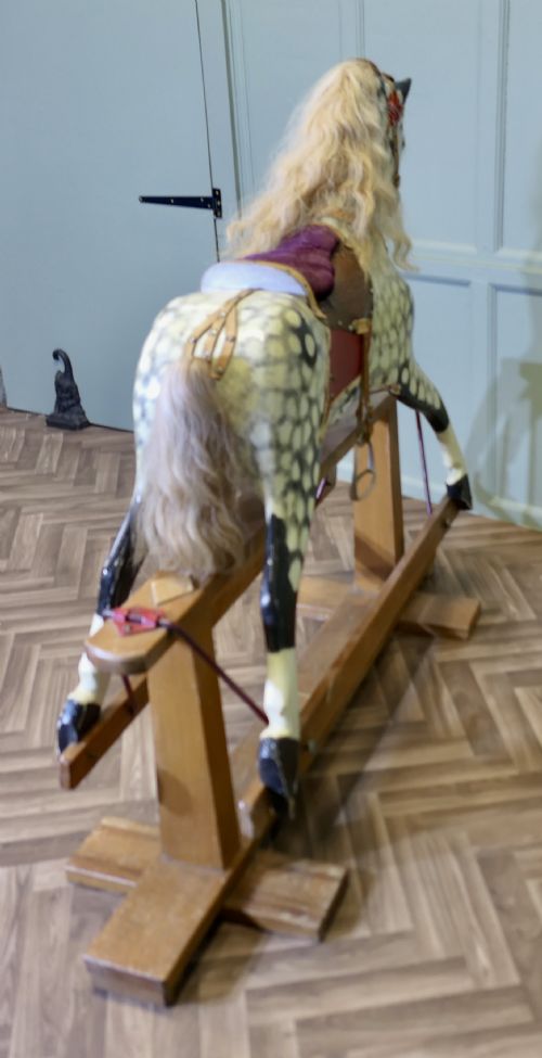 EXTRA LARGE SIZE COLLINSON ROCKING HORSE - ADDITIONAL PHOTO 2