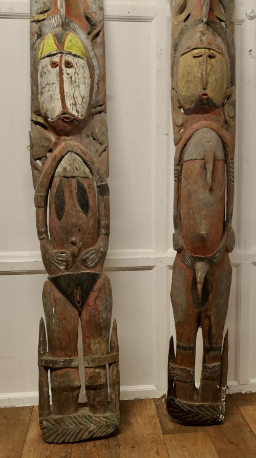 AFRICAN MARRIAGE FIGURES PAIR OF CARVED PANELS - ADDITIONAL PHOTO 5