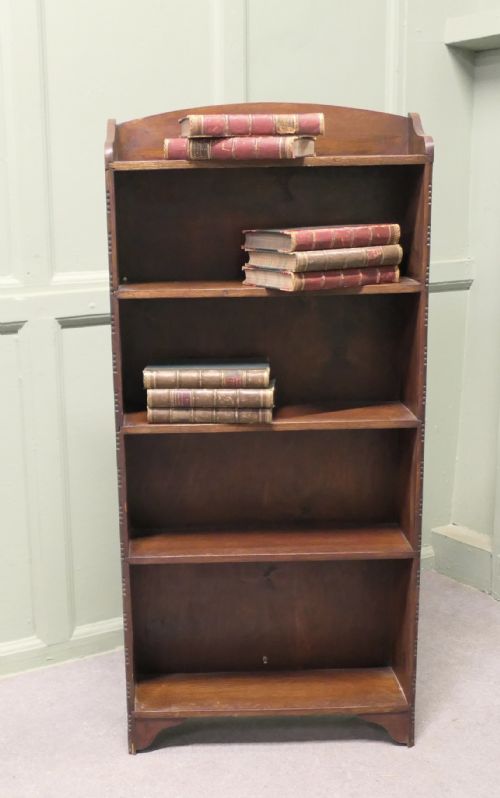 ART DECO BOOK CASE WITH MOULDINGS TO THE FRONT - ADDITIONAL PHOTO 4