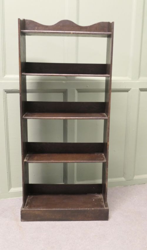 ART DECO 5 SHELF OPEN BOOK CASE - ADDITIONAL PHOTO 1