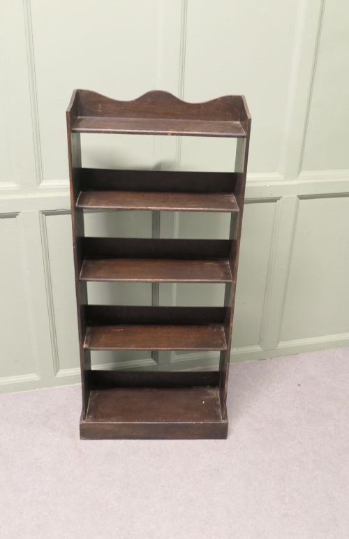 ART DECO 5 SHELF OPEN BOOK CASE - ADDITIONAL PHOTO 2