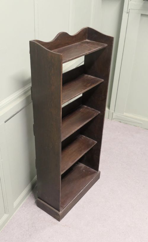 ART DECO 5 SHELF OPEN BOOK CASE - ADDITIONAL PHOTO 6