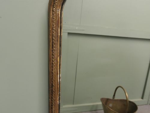 VERY LARGE VICTORIAN OVERMANTEL MIRROR - ADDITIONAL PHOTO 3
