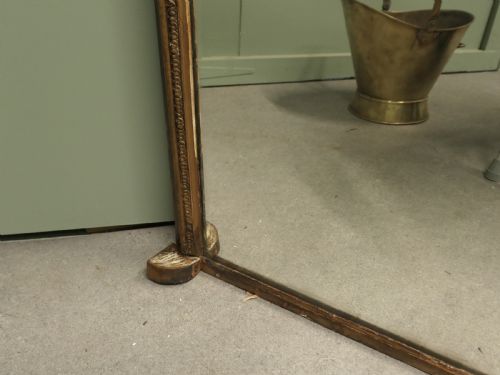 VERY LARGE VICTORIAN OVERMANTEL MIRROR - ADDITIONAL PHOTO 4