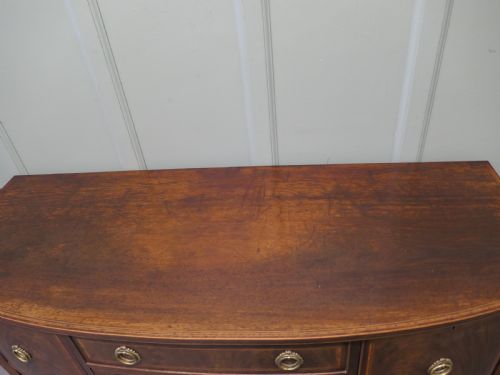 REGENCY INLAID BOW FRONT DRESSER - ADDITIONAL PHOTO 3