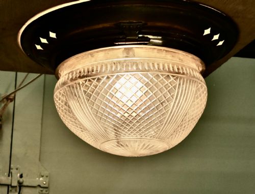HUGE ART DECO CEILING LIGHT FROM AN EARLY PASSENGER LINER - ADDITIONAL PHOTO 4