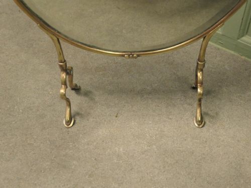 A SUPERB ART NOUVEAU MIRROR FIRE SCREEN - ADDITIONAL PHOTO 2