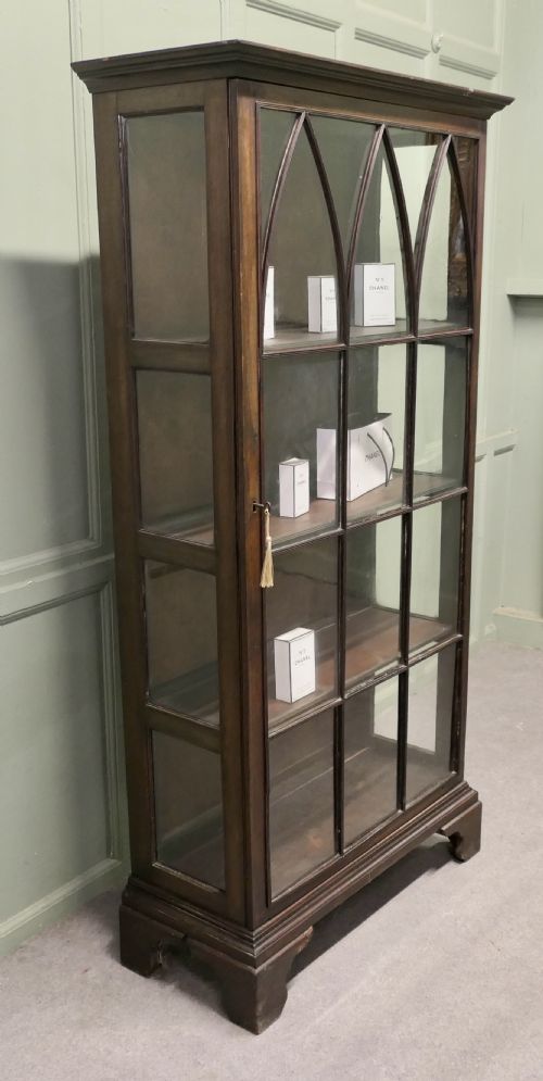 EARLY 19TH CENTURY BOOKCASE DISPLAY CABINET - ADDITIONAL PHOTO 3
