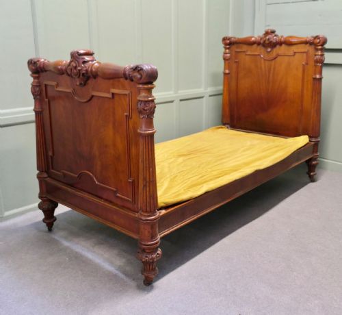19th Century French Empire Style Bed or Single Bed.