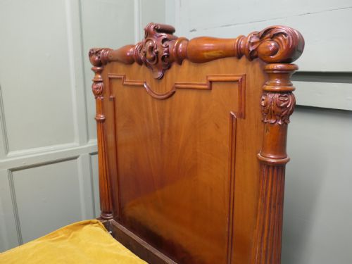 fig 1. 19th Century French Empire Style Bed or Single Bed.