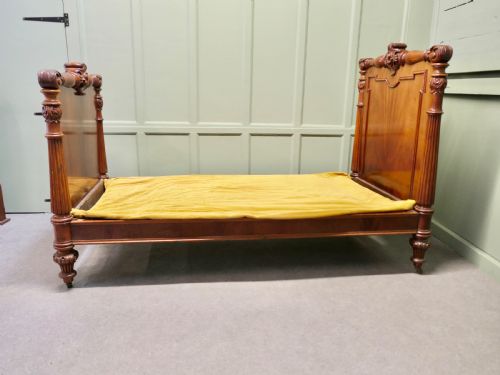 fig 2. 19th Century French Empire Style Bed or Single Bed.