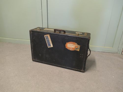 FRENCH CANVAS SUIT CASECABIN TRUNK CUNARDCHERBOURG - ADDITIONAL PHOTO 4
