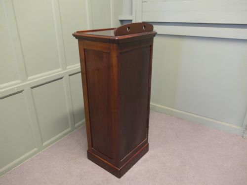 VICTORIAN PEDESTAL FILING CABINET RECEPTION DESK GREETER - ADDITIONAL PHOTO 5