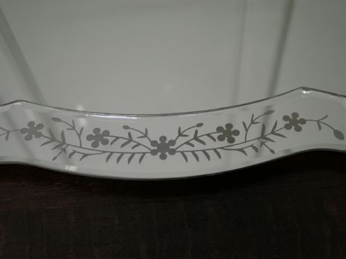 ART DECO VENETIAN CUT GLASS MIRROR WINE TRAY - ADDITIONAL PHOTO 1
