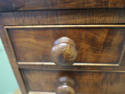VICTORIAN MINIATURE CHEST OF DRAWERS AN APPRENTICE PIECE - ADDITIONAL PHOTO 5