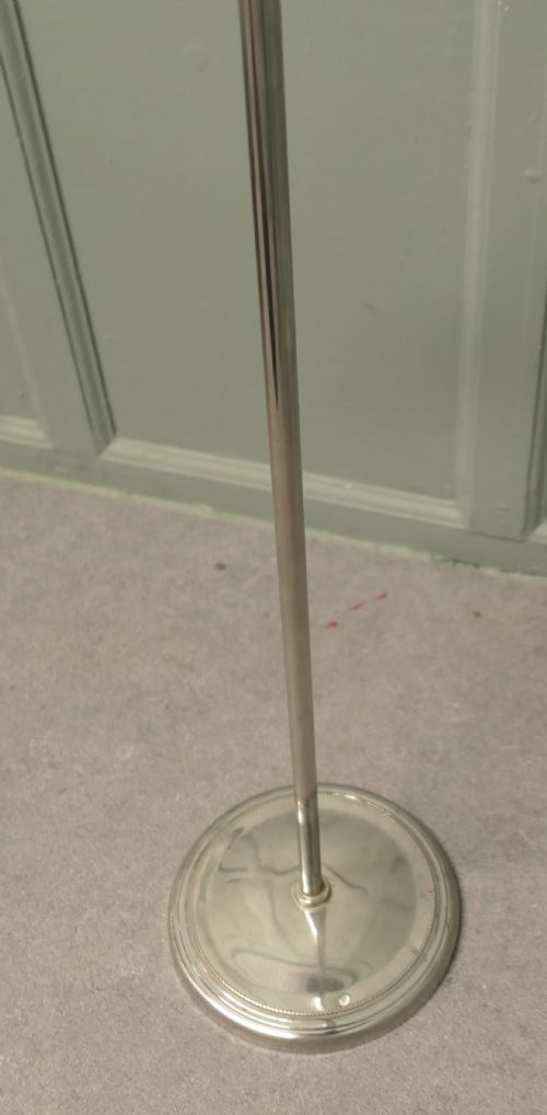 STYLISH FRENCH CHROME AND BEECH GENTS VALET SUIT HANGER MANNEQUIN - ADDITIONAL PHOTO 3