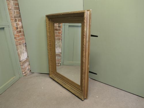 LARGE 19TH CENTURY DECORATIVE GILT WALL MIRROR - ADDITIONAL PHOTO 2
