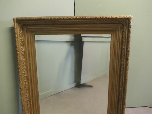 LARGE 19TH CENTURY DECORATIVE GILT WALL MIRROR - ADDITIONAL PHOTO 5