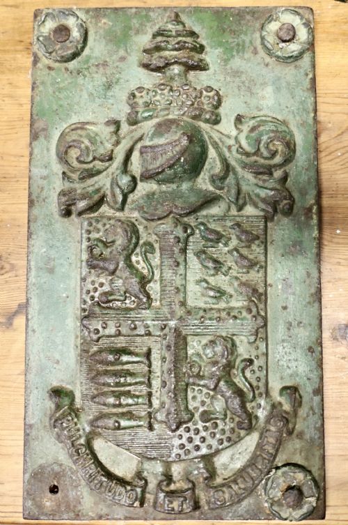 The  Coat of Arms of Bournemouth a Solid Iron Wall Plaque