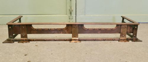 19th Century Arts and Crafts Brutalist Riveted Copper Fender