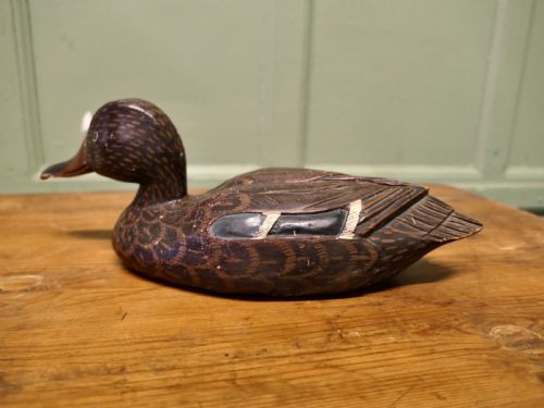 Superbly Painted and Carved  Decoy Duck