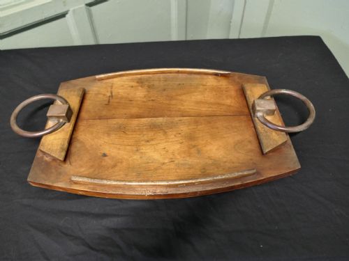 Golden Elm Arts and Crafts Ship’s Tray