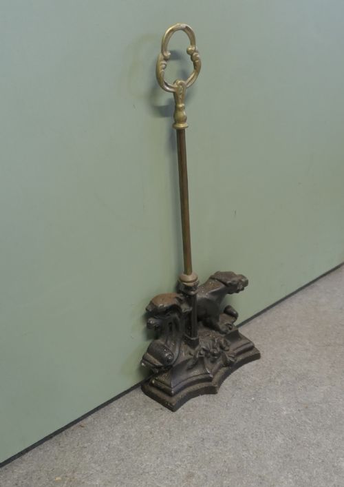 19th Century Cast Iron Door Stop, Door Porter