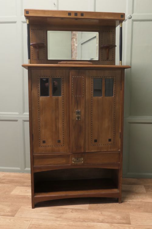 Stylish Secessionist Cocktail Display Cabinet