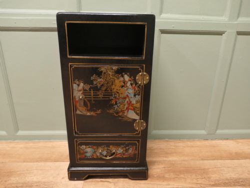 Lucky Decorated Chinoiserie Side Cupboard
