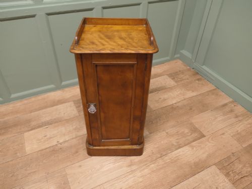 Victorian Birch Bedside Cupboard, Night Locker