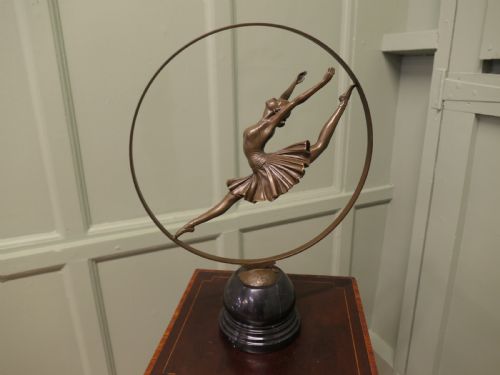 “La Danseuse” Bronze by Pierre Collinet, Ballerina