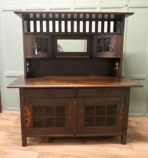 Arts & Crafts Oak Sideboard by Leonard Wyburd for Liberty & Co.