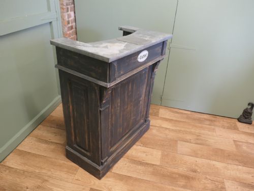 French Shabby Painted Restaurant Greeting Station, Greeter