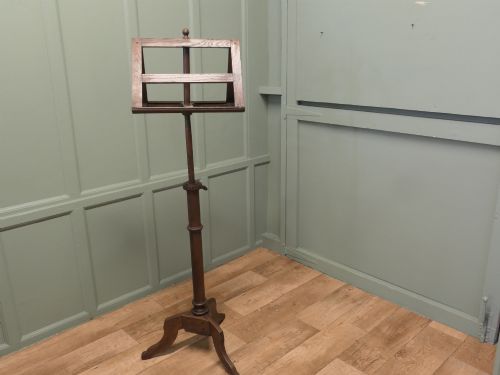 19th Century Oak Duet Music Stand or Reading Stand