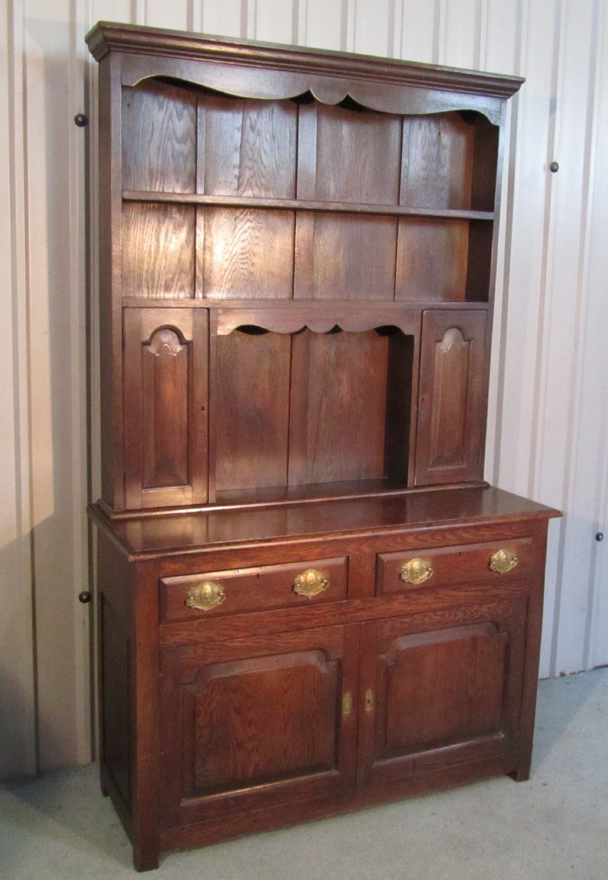 EARLY VICTORIAN COUNTRY OAK WELSH DRESSER
