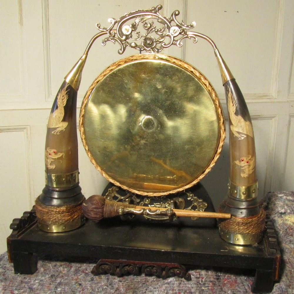 Chinese Chippendale Style Table Gong
