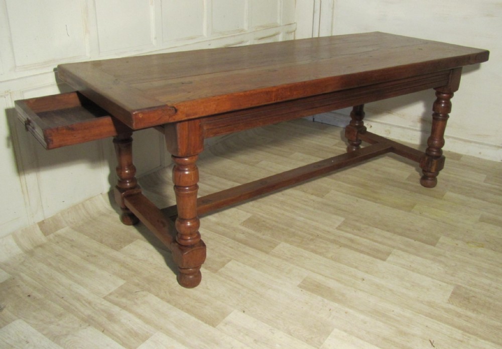 18th Century French Oak Table, Very Rustic Farmhouse Table