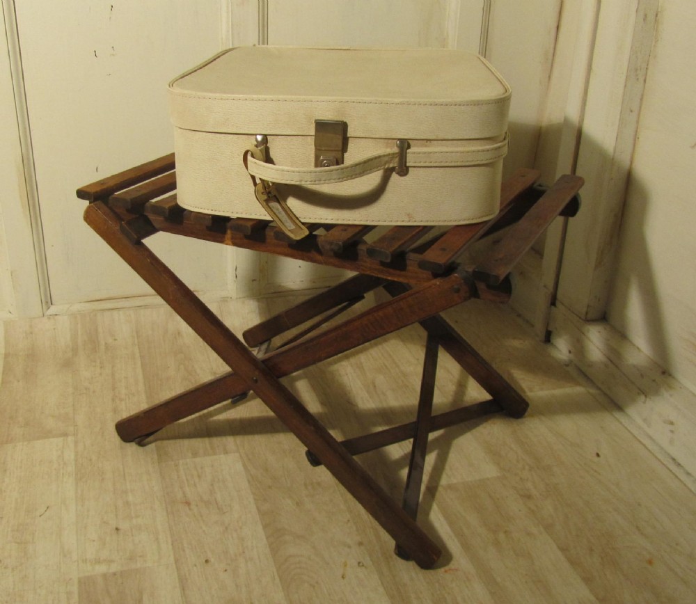  A Victorian Folding Luggage Rack