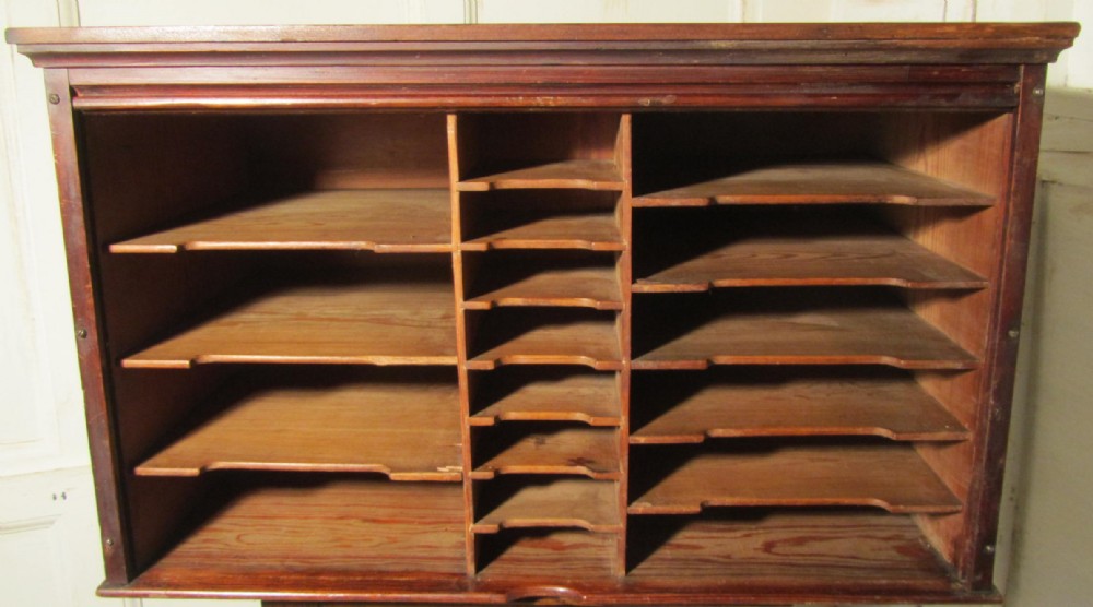 An Original Office Stationary Box , Tambour Front